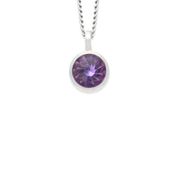 Bastian Anhänger Amethyst Silber