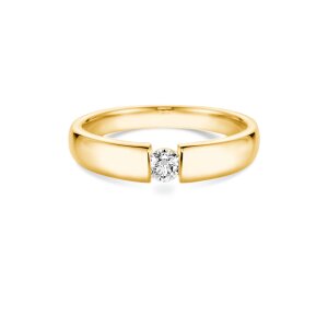 Diamonds Nr1 Ring 585/- GG Brillant 0,10 Twsi 26977