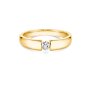 Diamonds Nr1 Ring 585/- GG Brillant 0,10 Twsi 26977