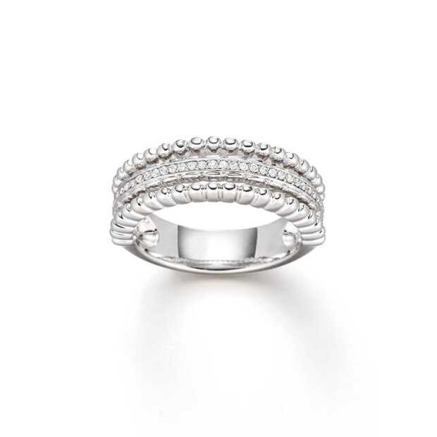 Elaine Firenze Damenring 585/- WG Brill. 0,14 wsi 55639761R/3
