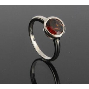 Ring 925/- Silber Granat