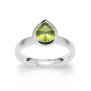 Bastian Ring 925/- Sterling Silber Peridot