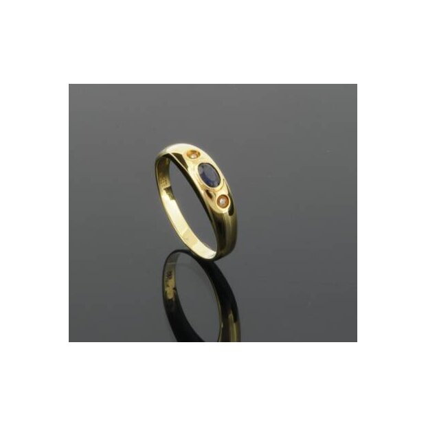 Damenring 585/- GG Saphir Brillant