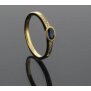 Damenring 585/- GG Saphir Brillant 0,07ct si/w 1626790