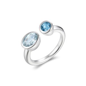 Quinn Ring 925/- Silber Topas