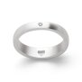 Bastian Ring 925/- Silber Diamant 0,02w/si 25500 Gr.57