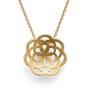 Bastian Anhänger Lotus 925/- Sterling Silber, verg.