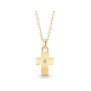Quinn Halskette Kreuz 585/- GG Brillant 0,01 ct 5276759