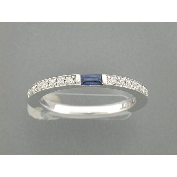 Quinn Ring 585/- GG Saphir-Brillant 0,14 wsi