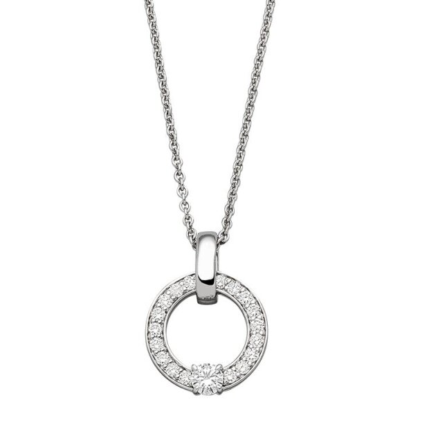 Elaine Firenze Brillant Anhänger 585/- WG 0,29 ct W/si 75035660P/3
