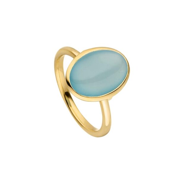 Elaine Firenze Damenring 585/- GG Chalcedon 75035510R/3