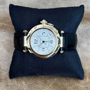 gebrauchte Cartier Pasha 750/- GG Automatik