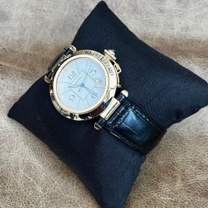 gebrauchte Cartier Pasha 750/- GG Automatik