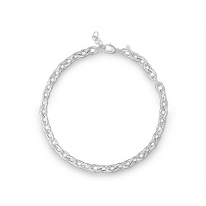 Quinn 925/- Silber Halskette oval 0276614