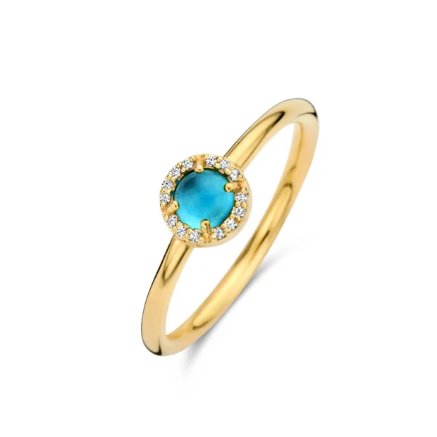 Spirit Icons Ring Euphoria 925/- Silber verg. Achat Zirkonia 53582-54