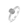 Quinn Ring 585/- WG Mondstein/Brillant 0,17 tw/si Topas 621889650