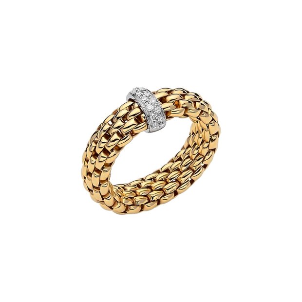 FOPE FLEXIT VENDOME RING 750/- GG  0,10 Tw/vvsi