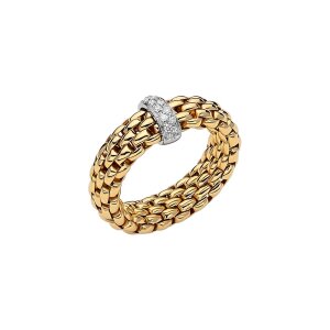 FOPE FLEXIT VENDOME RING 750/- GG  0,10 Tw/vvsi