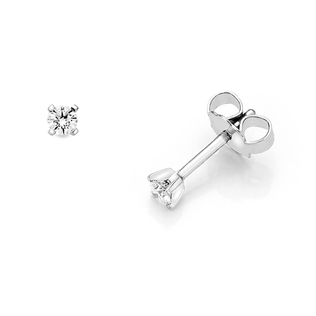 Diamonds Nr1 Ohrstecker 585/- WG 0,20 ct W/si 26572